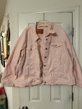 Levi's Light Pink Denim Trucker Jacket